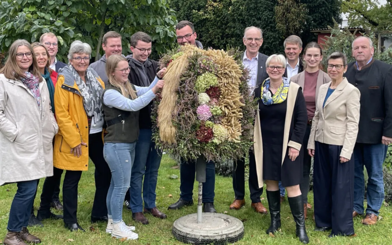 Landwirte blicken beim Erntedank auf ein turbulentes (Wetter-)Jahr zurück